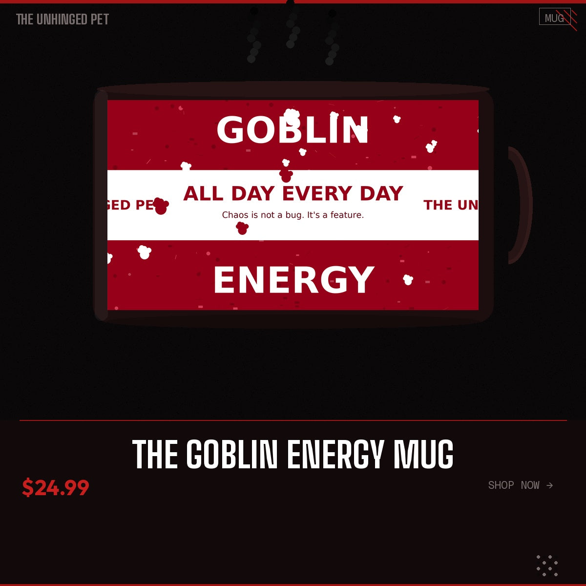 The Goblin Energy Mug - branded product card